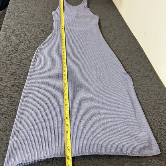 Freshman 1996 Ribbed Dress Women's Size Small in a Periwinkle Color Back Design - Picture 8 of 9